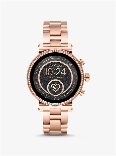 montre michael kors femme connectee|michael kors watch for female.